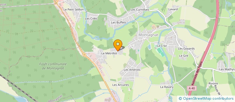 localisation de l'entreprise PATRICK SIBELLE à MONTAGNAT