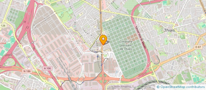 localisation de l'entreprise PATRICK SURVEILLANCE  THIAIS