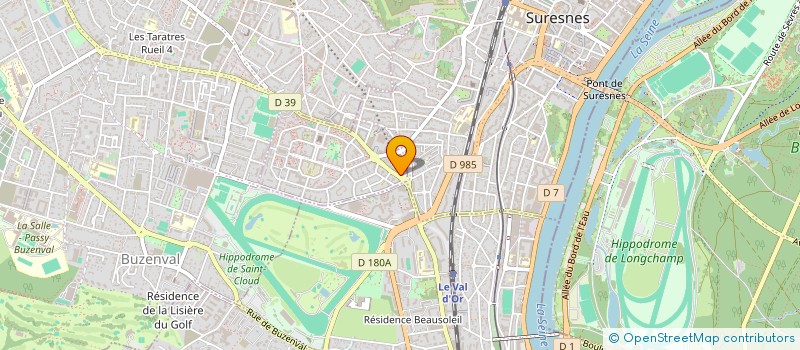 localisation de l'entreprise PATRICK TANTON à SURESNES