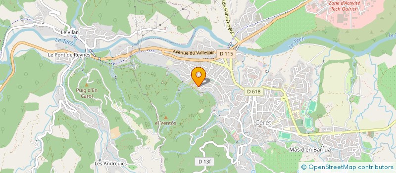 localisation de l'entreprise PATRICK TROTEREAU CONSULTANT PREVENTION  CERET