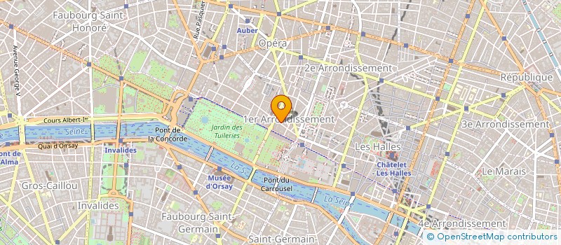 localisation de l'entreprise PATRICK V à PARIS