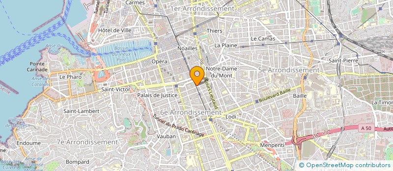 localisation de l'entreprise PATRICK VERIN à MARSEILLE