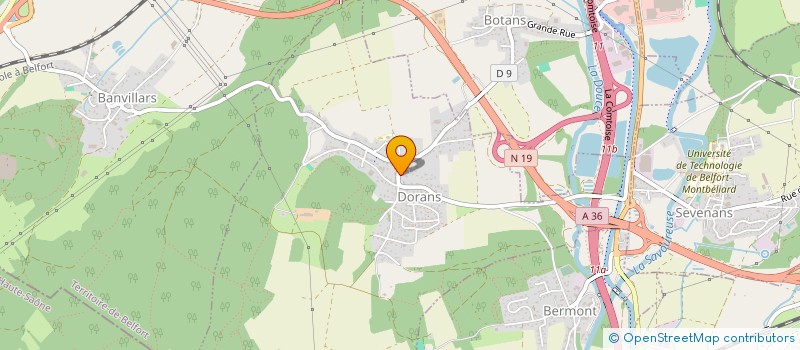 localisation de l'entreprise PATRICO à BERMONT
