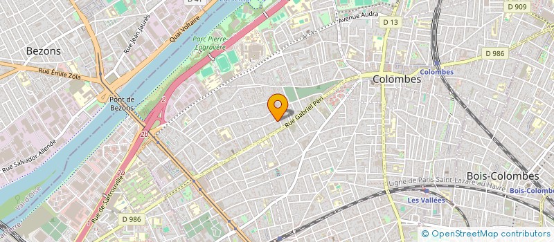 localisation de l'entreprise PATRICOR à COLOMBES