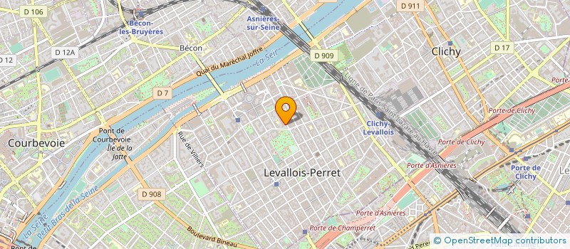localisation de l'entreprise PATRIEL à LEVALLOIS PERRET