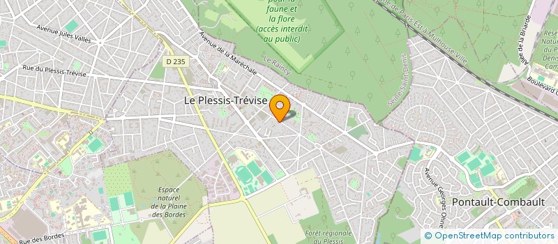 localisation de l'entreprise PATRIFLOR S A R L  LE PLESSIS-TREVISE