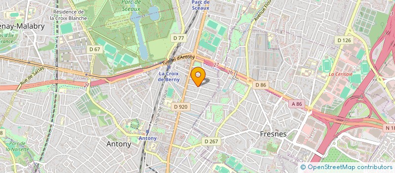 localisation de l'entreprise PATRIFRAN à ANTONY