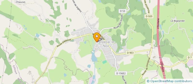 localisation de l'entreprise PATRIGEON JACQ IMMOBILIER  PERPEZAC-LE-NOIR