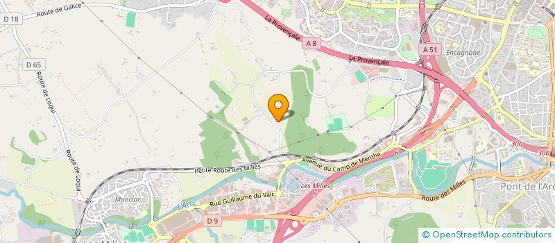 localisation de l'entreprise PATRIKAT PAYSAGE à AIX EN PROVENCE