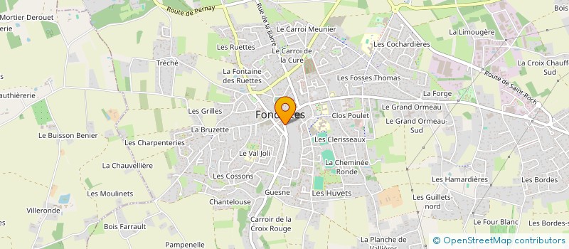 localisation de l'entreprise PATRILOIRE  FONDETTES