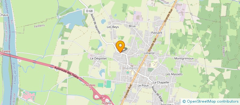 localisation de l'entreprise PATRIM'ACTIF  FEILLENS