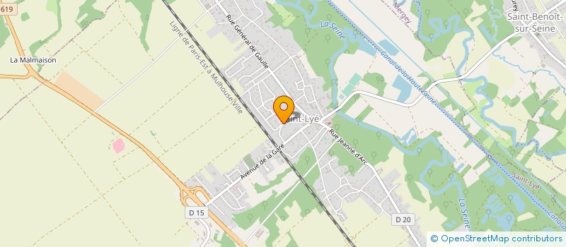 localisation de l'entreprise PATRIM'AUBE  SAINT LYE