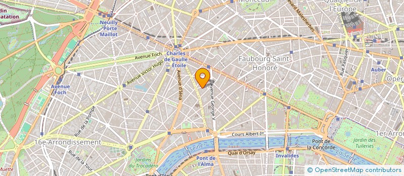 localisation de l'entreprise PATRIM'HOTELS III  PARIS