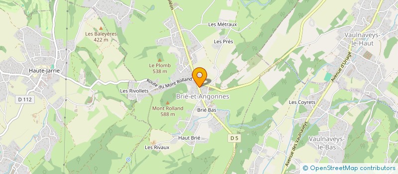 localisation de l'entreprise PATRIM'MEYER  BRIE-ET-ANGONNES