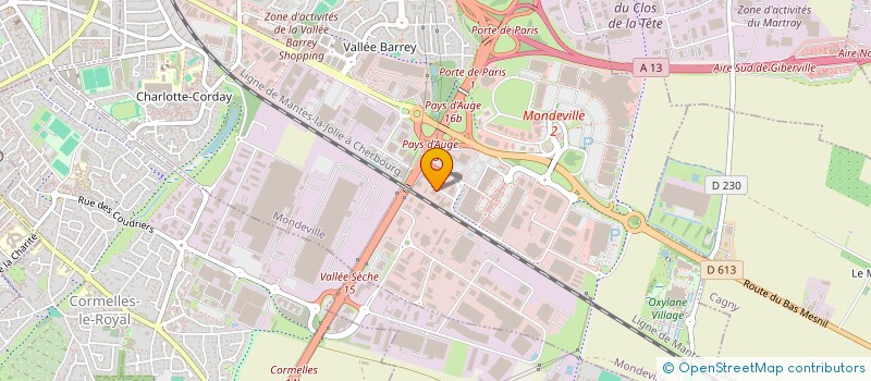 localisation de l'entreprise PATRIM ONE  MONDEVILLE