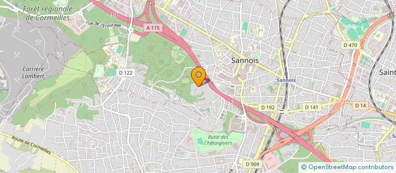 localisation de l'entreprise PATRIM TM  SANNOIS