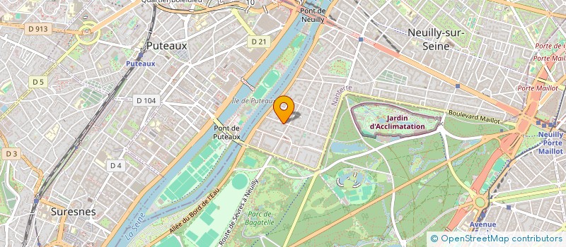localisation de l'entreprise PATRIM'WINE à NEUILLY-SUR-SEINE