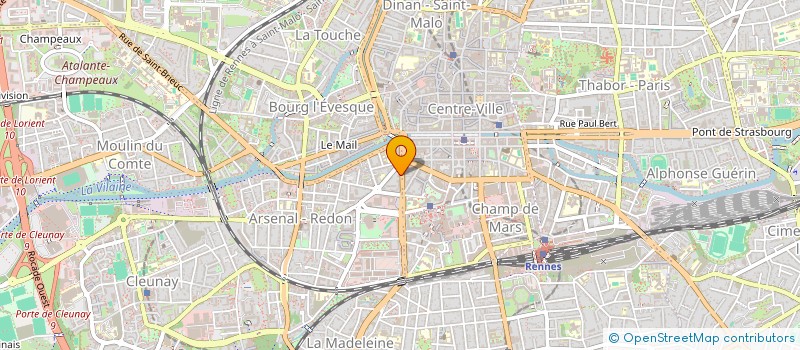 localisation de l'entreprise PATRIMAP ROMAINVILLE  RENNES