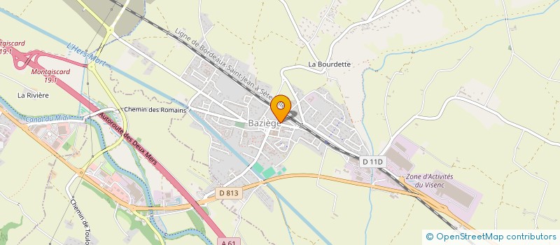 localisation de l'entreprise PATRIMARC AND CO  BAZIEGE