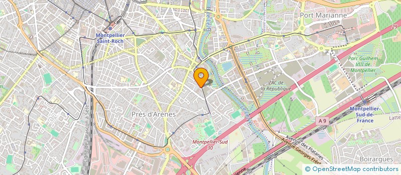 localisation de l'entreprise PATRIMCITY  MONTPELLIER