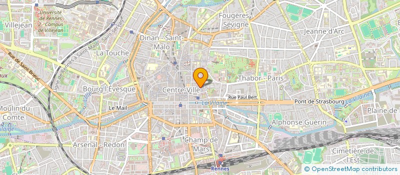 localisation de l'entreprise PATRIMINVEST 14 AVRANCHES  RENNES