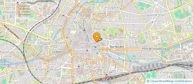 localisation de l'entreprise PATRIMINVEST 17 NANTES  RENNES