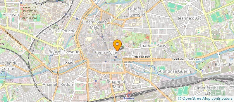 localisation de l'entreprise PATRIMINVEST 20 CALAIS  RENNES