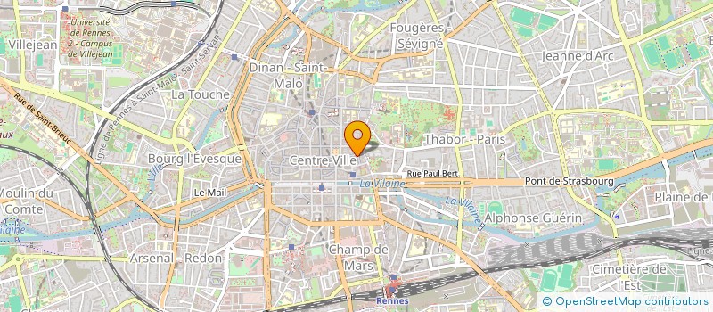 localisation de l'entreprise PATRIMINVEST 23 ALES LA GACILLY  RENNES
