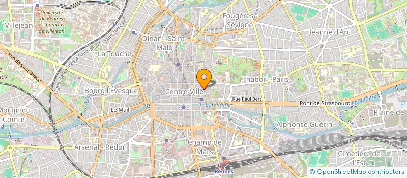 localisation de l'entreprise PATRIMINVEST 23 PARTHENAY à RENNES