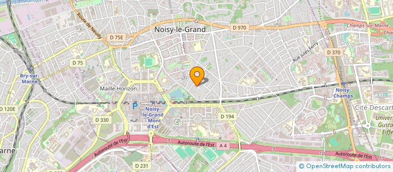 localisation de l'entreprise PATRIMMO  NOISY-LE-GRAND