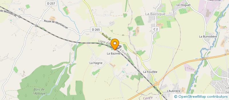 localisation de l'entreprise PATRIMMO AG2E à CERISY-BELLE-ETOILE