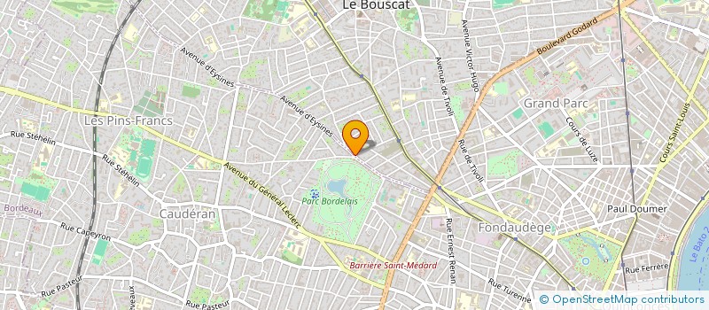 localisation de l'entreprise PATRIMMO CONSEILS  LE BOUSCAT