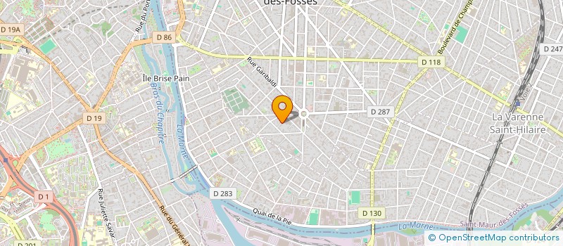 localisation de l'entreprise PATRIMMO GESTION à SAINT-MAUR-DES-FOSSES