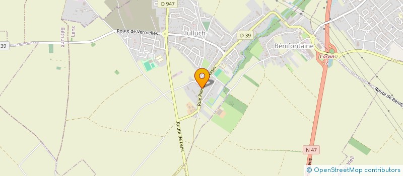 localisation de l'entreprise PATRIMMO V 2023  HULLUCH