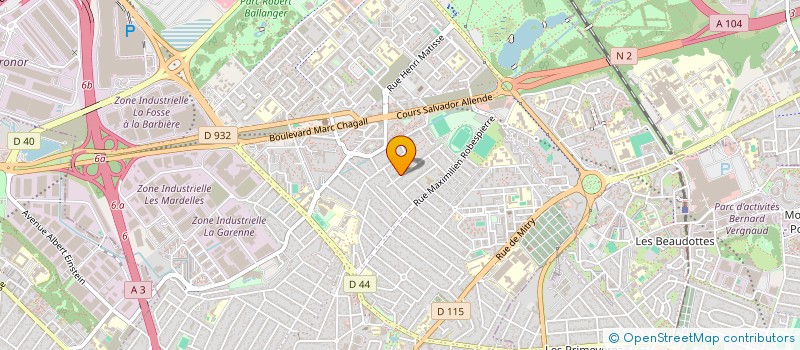 localisation de l'entreprise PATRIMO 33 à AULNAY-SOUS-BOIS
