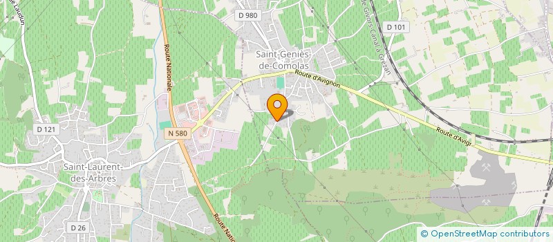 localisation de l'entreprise PATRIMO  SAINT-GENIES-DE-COMOLAS