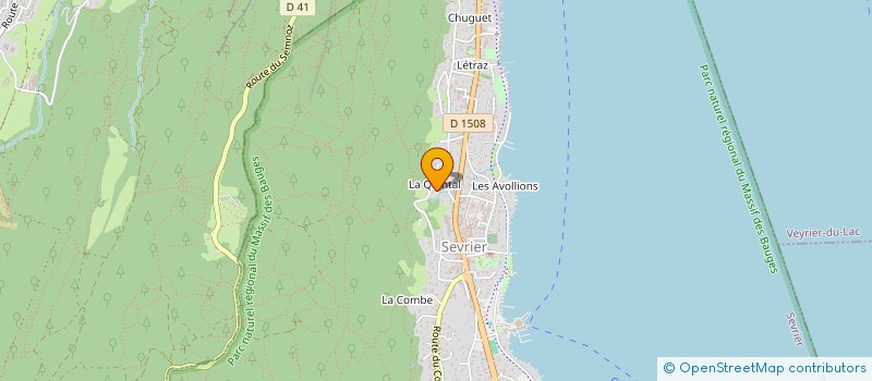 localisation de l'entreprise PATRIMO  SEVRIER