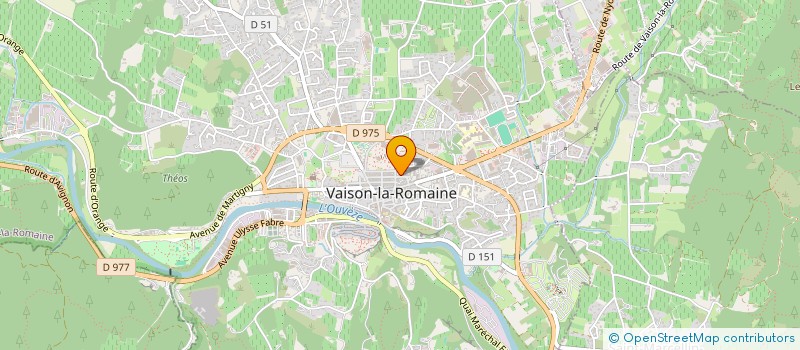 localisation de l'entreprise PATRIMO  VAISON-LA-ROMAINE