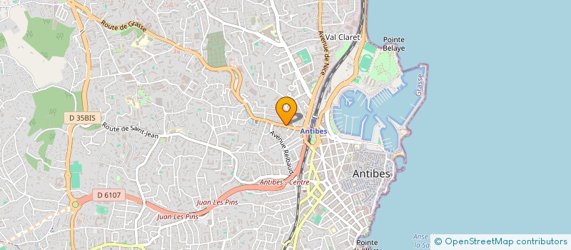 localisation de l'entreprise PATRIMO-INVEST à ANTIBES