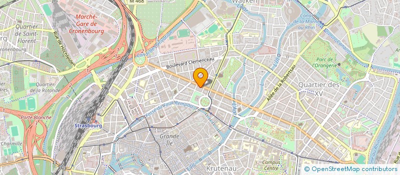 localisation de l'entreprise PATRIMO SI  STRASBOURG