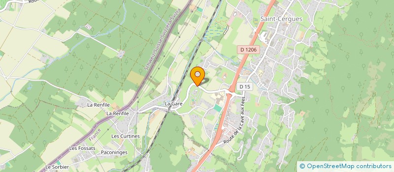 localisation de l'entreprise PATRIMO3 PONT SAS  SAINT-CERGUES