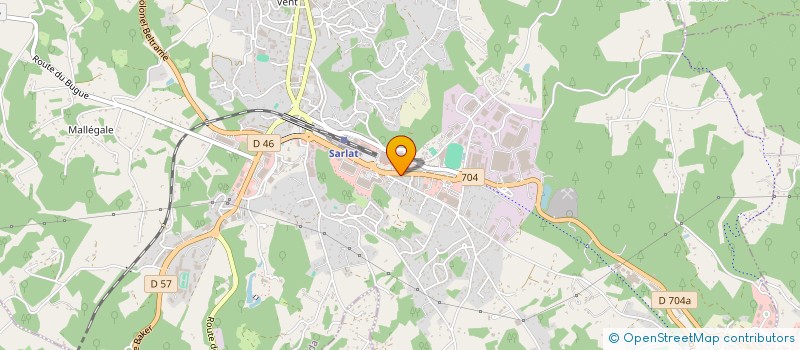 localisation de l'entreprise PATRIMOINE 24 à SARLAT-LA-CANEDA