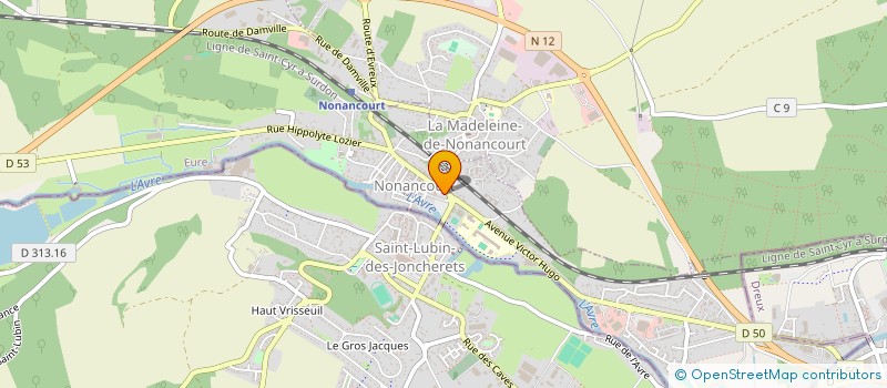 localisation de l'entreprise PATRIMOINE  NONANCOURT