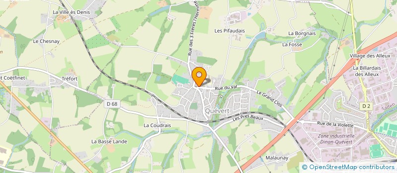 localisation de l'entreprise PATRIMOINE  QUEVERT