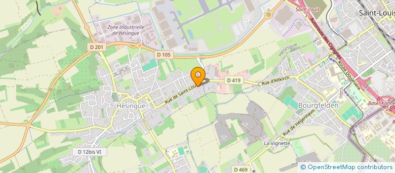 localisation de l'entreprise PATRIMOINE 3Z  HESINGUE