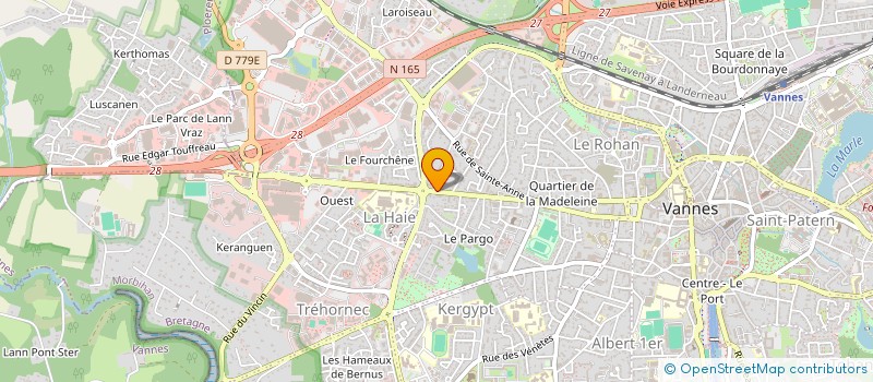 localisation de l'entreprise PATRIMOINE 56 à VANNES