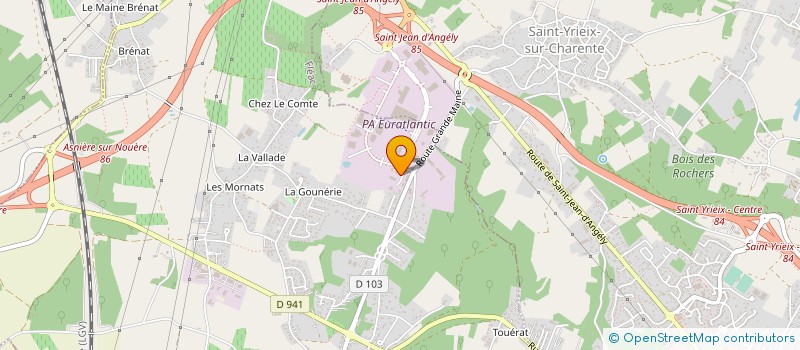 localisation de l'entreprise PATRIMOINE AUTHIER à FLEAC