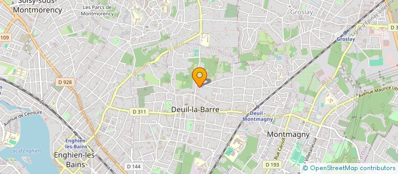 localisation de l'entreprise PATRIMOINE AVENIR  DEUIL-LA-BARRE