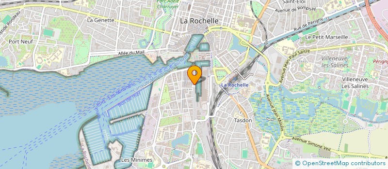 localisation de l'entreprise PATRIMOINE & CIE  LA ROCHELLE