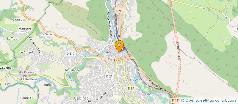 localisation de l'entreprise PATRIMOINE CONCEPT à FOIX